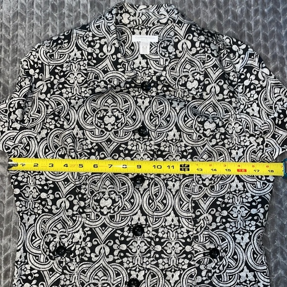 NWOT Charter Club Light Heavyweight Jacket.  3/4 Sleeves.  Button Down.  Size SP - Picture 4 of 9